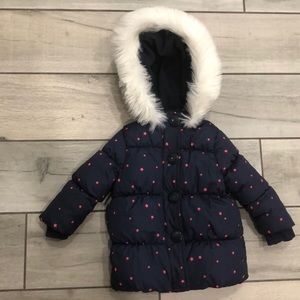 Gymboree baby puffer jacket
